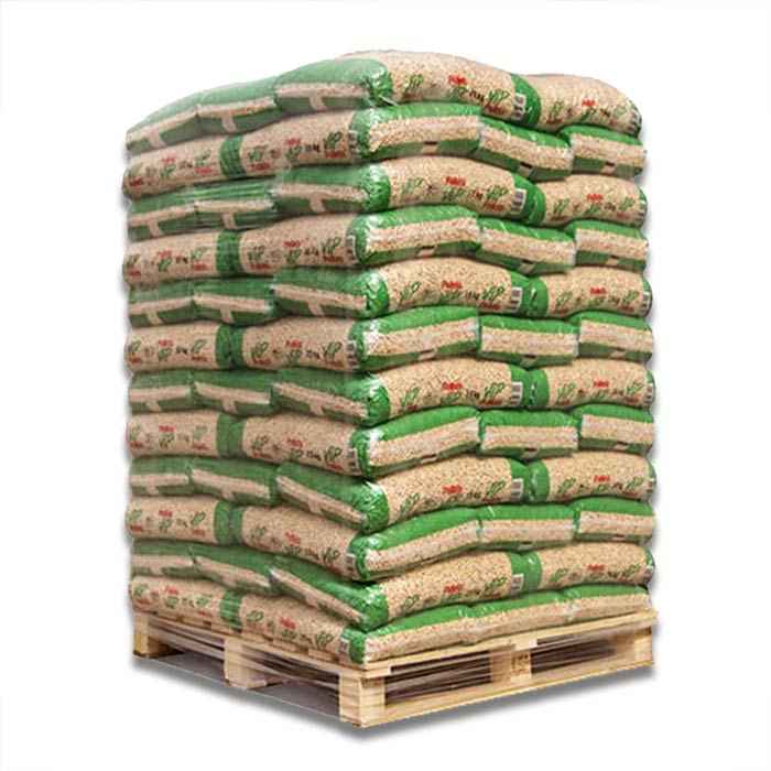 Holzpellets EN PLUS A1 Großpalette 1500 kg – 100 Säcke à 15 kg, PEFC