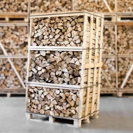 Hainbuche Brennholz kammergetrocknet 33 cm – ganze Palette 900 kg
