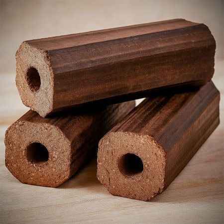 Pini Kay Briketts 23,5 cm – ganze Palette 960 kg, 96 Säcke à 10 kg (Import)